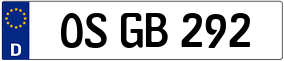 Truck License Plate